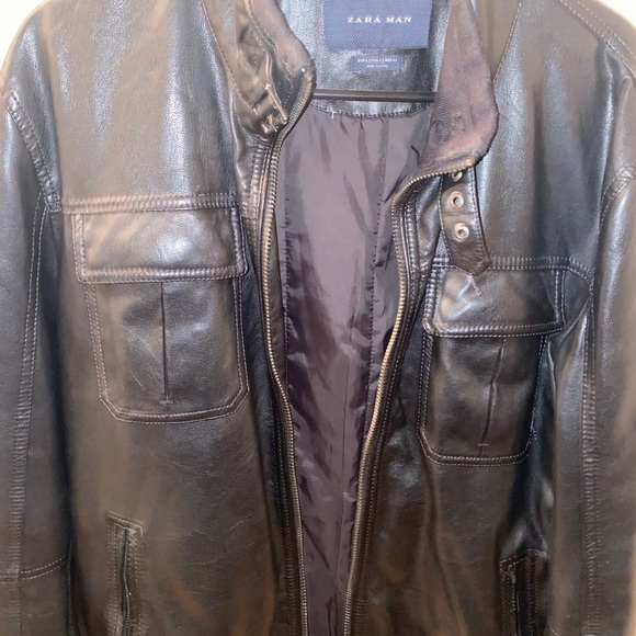 zara leather jacket - Picture 3 of 3